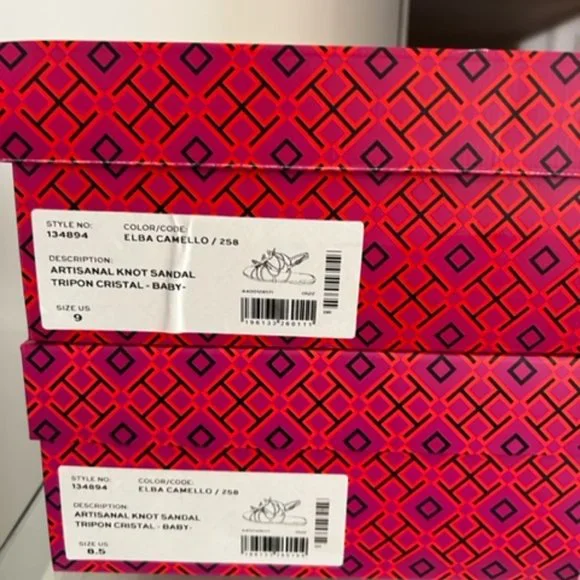TORY BURCH Artisanal Knot Sandal Tripon Cristal Elba Sandals